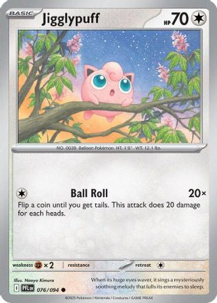 Jigglypuff 076 - ME02 Phantasmal Flames Reverse Holofoil - for just $0.13! 