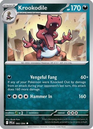 Krookodile 066 - ME02 Phantasmal Flames - for just $0.04! 