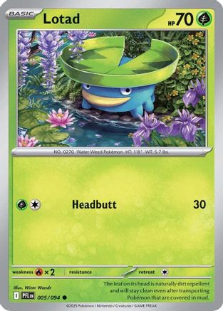 Lotad 005 - ME02 Phantasmal Flames - for just $0.08! 