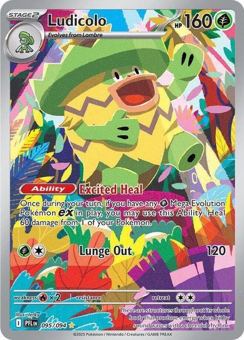 Ludicolo (095/094) [Mega Evolution: Phantasmal Flames] - for just $1.10! 