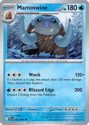 Mamoswine 025 - ME02 Phantasmal Flames - for just $0.05! 