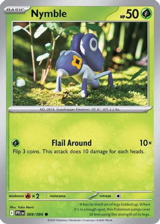 Nymble 009/094 - ME02 Phantasmal Flames Reverse Holofoil - for just $0.12! 
