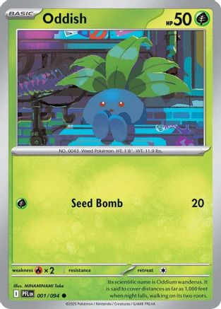 Oddish 001 - ME02 Phantasmal Flames - for just $0.03! 