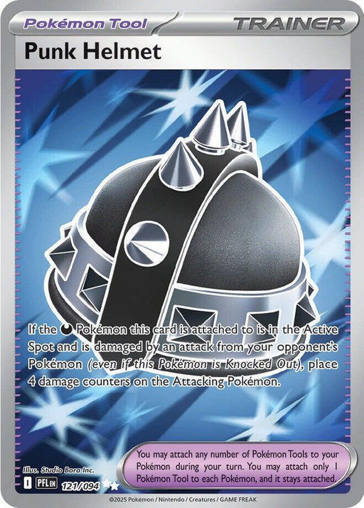 Punk Helmet (121/094) [Mega Evolution: Phantasmal Flames] - for just $0.40! 