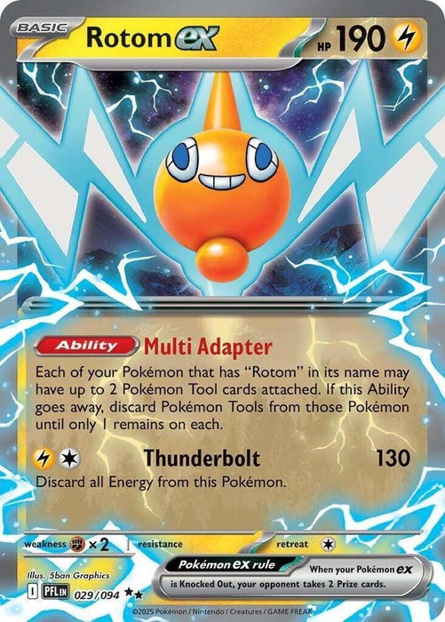 Rotom ex (029/094) [Mega Evolution: Phantasmal Flames] - for just $0.25! 
