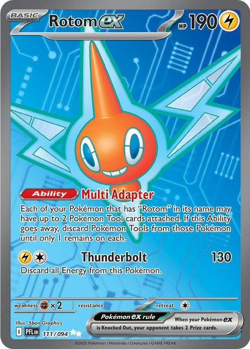 Rotom ex (111/094) [Mega Evolution: Phantasmal Flames] - for just $0.75! 