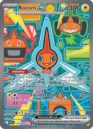 Rotom ex 126/094 - ME02 Phantasmal Flames Holofoil - for just $13.47! 