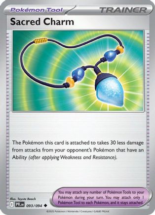 Sacred Charm 093/094 - ME02 Phantasmal Flames Reverse Holofoil - for just $0.08! 