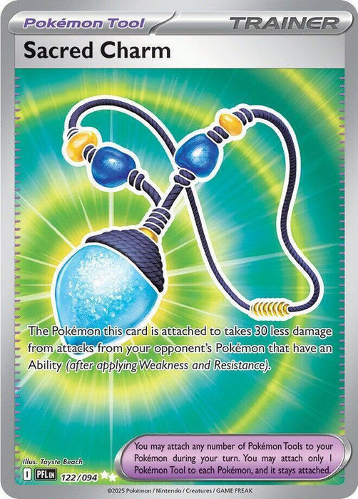 Sacred Charm (122/094) [Mega Evolution: Phantasmal Flames] - for just $0.30! 