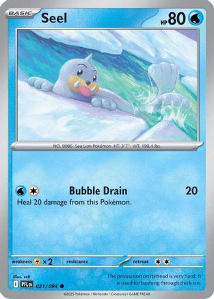 Seel 021 - ME02 Phantasmal Flames Reverse Holofoil - for just $0.10! 