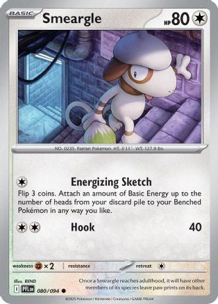 Smeargle 080 - ME02 Phantasmal Flames Reverse Holofoil - for just $0.07! 