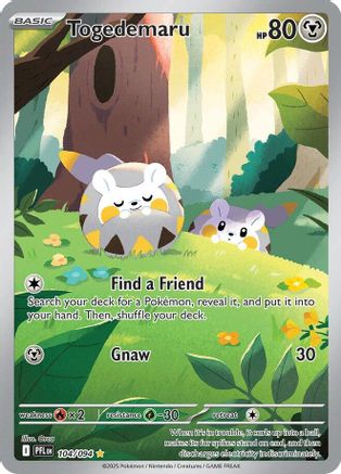 Togedemaru 104/094 - ME02 Phantasmal Flames Holofoil - for just $1.15! 