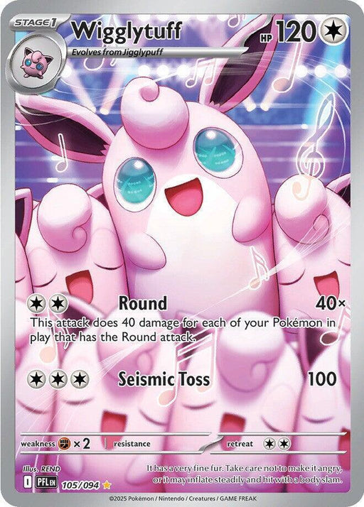 Wigglytuff (105/094) [Mega Evolution: Phantasmal Flames] - for just $2.25! 