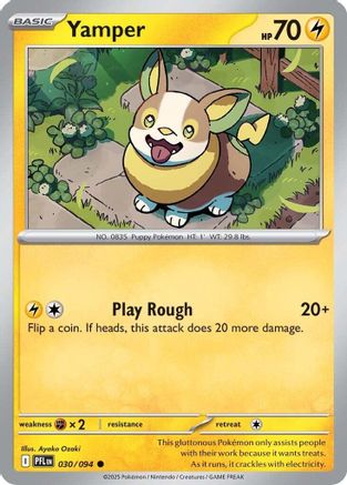 Yamper 030/094 - ME02 Phantasmal Flames - for just $0.08! 
