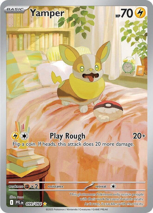 Yamper (099/094) [Mega Evolution: Phantasmal Flames] - for just $1! 