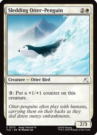 Sledding Otter-Penguin (0273) (TLE-273) - Avatar: The Last Airbender: Eternal-Legal - for just $0.14! 