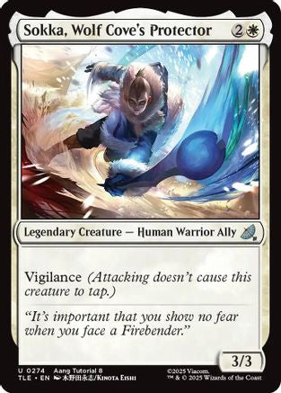 Sokka, Wolf Cove's Protector (0274) (TLE-274) - Avatar: The Last Airbender: Eternal-Legal - for just $0.13! 