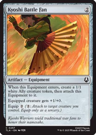Kyoshi Battle Fan (TLA-257) - Avatar: The Last Airbender Foil - for just $0.04! 