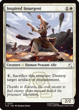 Inspired Insurgent (TLE-077) - Avatar: The Last Airbender: Eternal-Legal Foil - for just $0.07! 