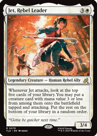Jet, Rebel Leader (TLE-078) - Avatar: The Last Airbender: Eternal-Legal - for just $0.08! 