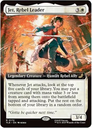 Jet, Rebel Leader (Extended Art) (TLE-172) - Avatar: The Last Airbender: Eternal-Legal - for just $0.18! 