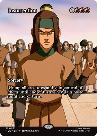 Insurrection (Borderless) (TLE-031) - Avatar: The Last Airbender: Eternal-Legal Foil - for just $1.88! 