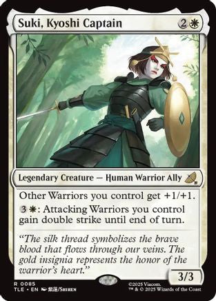 Suki, Kyoshi Captain (TLE-085) - Avatar: The Last Airbender: Eternal-Legal Foil - for just $0.43! 