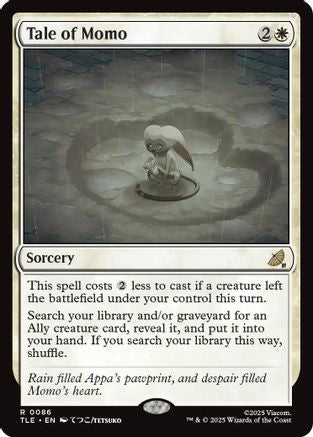Tale of Momo (TLE-086) - Avatar: The Last Airbender: Eternal-Legal Foil - for just $0.40! 