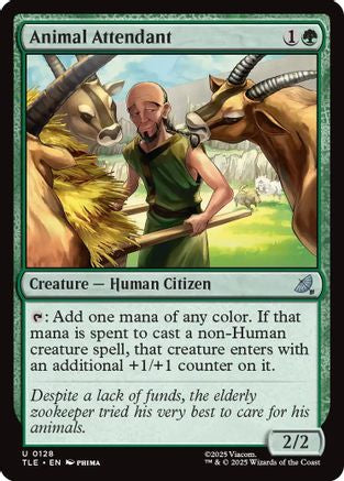 Animal Attendant (TLE-128) - Avatar: The Last Airbender: Eternal-Legal Foil - for just $0.97! 