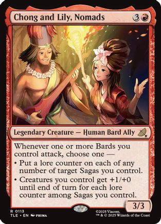 Chong and Lily, Nomads (TLE-113) - Avatar: The Last Airbender: Eternal-Legal - for just $0.09! 
