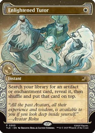 Enlightened Tutor (Showcase) (TLE-305) - Avatar: The Last Airbender: Eternal-Legal - for just $13.08! 