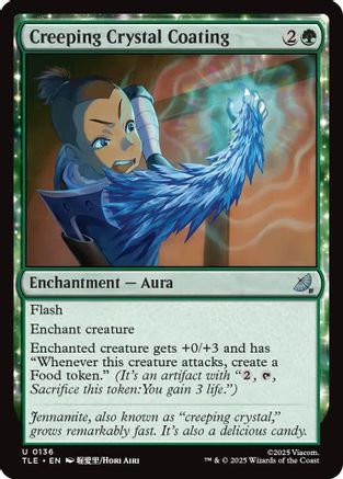 Creeping Crystal Coating (TLE-136) - Avatar: The Last Airbender: Eternal-Legal Foil - for just $0.11! 