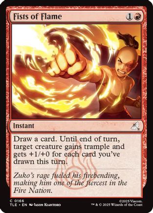 Fists of Flame (TLE-166) - Avatar: The Last Airbender: Eternal-Legal - for just $0.10! 