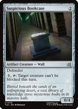 Suspicious Bookcase (TLE-170) - Avatar: The Last Airbender: Eternal-Legal - for just $0.06! 