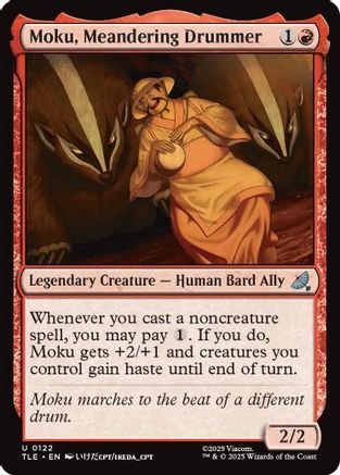 Moku, Meandering Drummer (TLE-122) - Avatar: The Last Airbender: Eternal-Legal Foil - for just $0.09! 