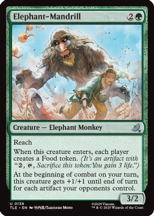 Elephant-Mandrill (TLE-138) - Avatar: The Last Airbender: Eternal-Legal Foil - for just $0.56! 