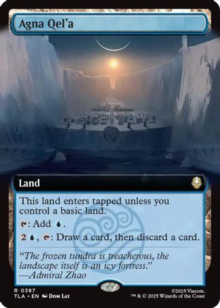 Agna Qel'a (Extended Art) (TLA-387) - Avatar: The Last Airbender Foil - for just $1.16! 