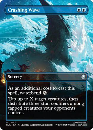 Crashing Wave (Borderless) (TLA-300) - Avatar: The Last Airbender Foil - for just $0.11! 