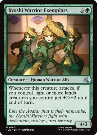 Kyoshi Warrior Exemplars (TLE-140) - Avatar: The Last Airbender: Eternal-Legal Foil - for just $0.27! 