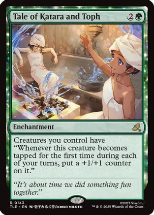 Tale of Katara and Toph (TLE-143) - Avatar: The Last Airbender: Eternal-Legal Foil - for just $2.28! 