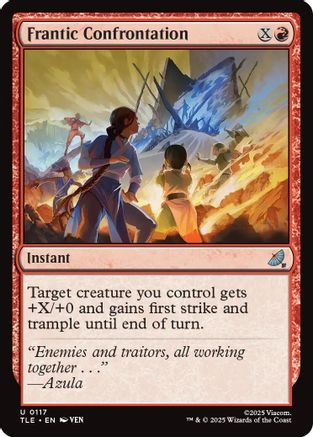 Frantic Confrontation (TLE-117) - Avatar: The Last Airbender: Eternal-Legal Foil - for just $0.71! 
