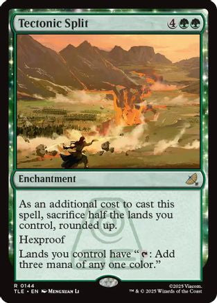 Tectonic Split (TLE-144) - Avatar: The Last Airbender: Eternal-Legal Foil - for just $1.08! 