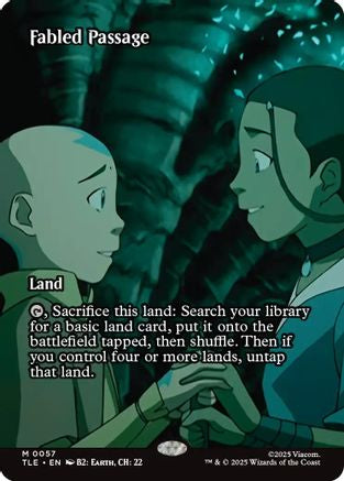 Fabled Passage (Borderless) (TLE-057) - Avatar: The Last Airbender: Eternal-Legal Foil - for just $3.17! 
