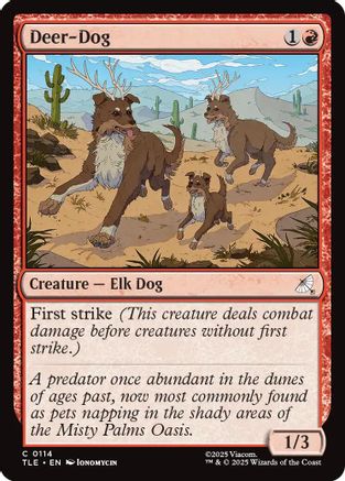 Deer-Dog (TLE-114) - Avatar: The Last Airbender: Eternal-Legal Foil - for just $0.07! 
