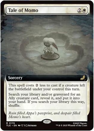 Tale of Momo (Extended Art) (TLE-176) - Avatar: The Last Airbender: Eternal-Legal Foil - for just $0.21! 