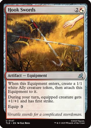 Hook Swords (TLE-147) - Avatar: The Last Airbender: Eternal-Legal - for just $0.05! 