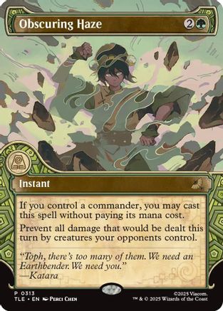 Obscuring Haze (Showcase) (TLE-313) - Avatar: The Last Airbender: Eternal-Legal - for just $3.11! 