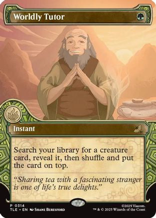 Worldly Tutor (Showcase) (TLE-314) - Avatar: The Last Airbender: Eternal-Legal - for just $9.23! 