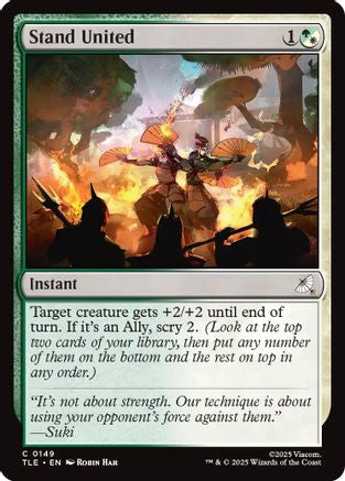 Stand United (TLE-149) - Avatar: The Last Airbender: Eternal-Legal - for just $0.05! 