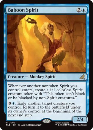 Baboon Spirit (TLE-089) - Avatar: The Last Airbender: Eternal-Legal Foil - for just $0.08! 